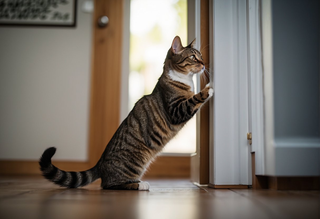 How to Get a Cat to Stop Scratching the Door Simple Solutions for a